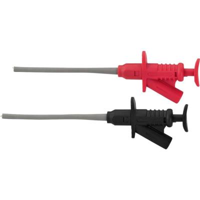 Monacor TH-40 Klemtestsonde CAT III 1000 V Rood, Zwart 1 paar Monacor TH-40 Klemtestsonde CAT III 1000 V Rood, Zwart 1 paar