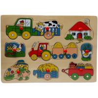 Big Tree houten knopjespuzzel - thumbnail