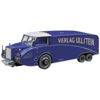 Liliput L937491 H0 Vrachtwagen Rumpler RuV 31, donkerblauw, radiateurgrille blauw, dak grijs - thumbnail