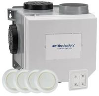 Itho Daalderop CVE-S eco fan ventilator box alles-in-1 pakket SE/SH + vochtsensor + RFT auto + 4 ventielen - euro stekker & perilex stekker - thumbnail
