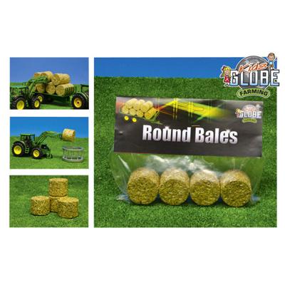 Kids Globe ronde balen 4stuks 1:32 - thumbnail