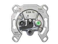 Kathrein ESM 70 Antennedoos Satelliet, TV, FM, Data Inbouw (in muur), Schroefbevestiging Enkele aansluitdoos, Steekleidingdoos - thumbnail