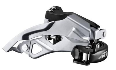 Shimano voorderailleur 3 x 9-speed acera t3000 top swing / dual pull 48t