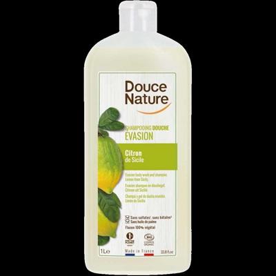 Douce Nature Douchegel & shampoo evasion citroen Sicilie bio 1 Liter