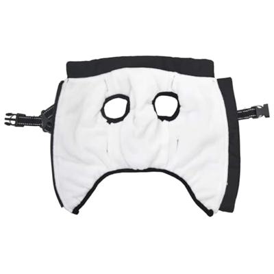 VidaXL Hondenjas met harnas waterdicht reflecterend zwart l36