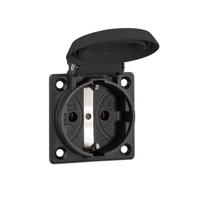 Abl Machinecontactdoos 2p+r/a zwart ip54 50x50mm (u) - thumbnail