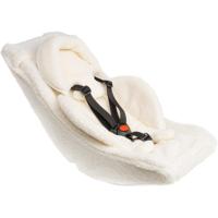 Melia 3-punts babyschaal schaap plus 0-9 maand wit - thumbnail