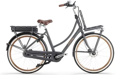 Popal Daily Dutch Prestige E 28 Inch 47 cm Dames 7V Hydraulische schijfrem Petrolblauw