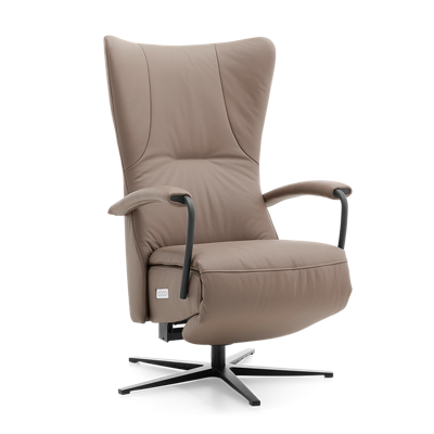 Sta-op Stoel C-101 Lichtbruin Leer