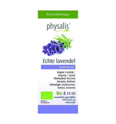 Physalis Aromatherapy Echte Lavendel Essentiele Olie Bio