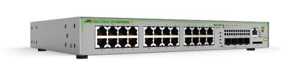 Allied Telesis AT-GS970M/28-30 Schakellaag 3 Lite Gigabit Managed - 24 x 10/100/1000T | 4 x SFP - Interne voeding