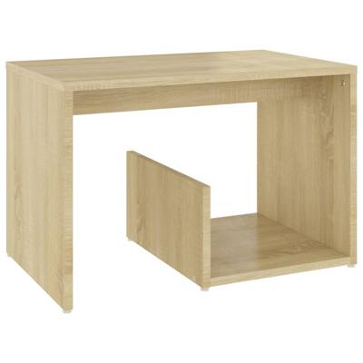 VidaXL Bijzettafel 59x36x38 cm bewerkt hout sonoma eikenkleurig