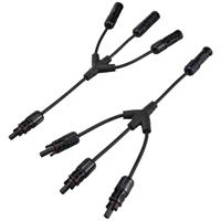 Sygonix SY-6407992 Zonne-energie-aansluitingen Adapterkabel Zwart 36 cm - thumbnail