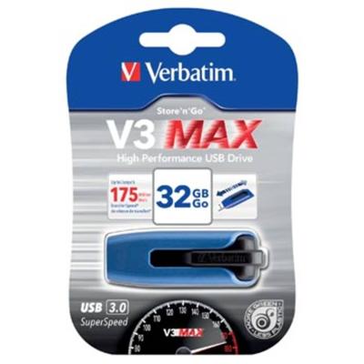 Verbatim V3 Max USB-stick 32 GB Meerdere kleuren 49806 USB-A 3.2 Gen 1 Verbatim V3 Max USB-stick 32 GB Meerdere kleuren 49806 USB-A 3.2 Gen 1
