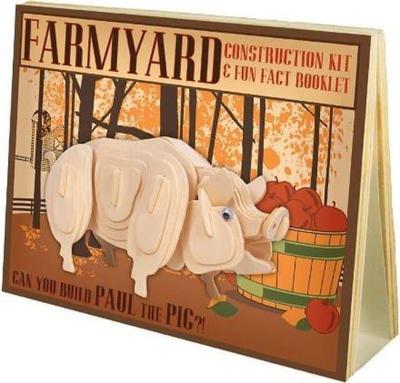 Asmodee Varkens bouwpakket van hout Asmodee Varkens bouwpakket van hout