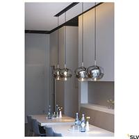 SLV PANTILO CONVEX 29 1003443 Hanglamp E27 40 W Chroom - thumbnail
