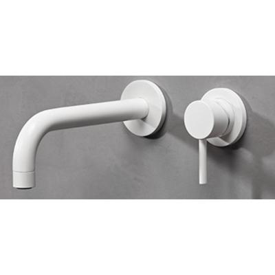 Afdekset Bad Curve voor Wastafelkraan 20 cm Powder White