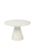 Zuiver Ronde Salontafel 'Victoria' Terrazzo, 50cm, kleur Wit - thumbnail
