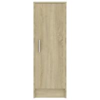 VidaXL Schoenenkast 32x35x92 cm bewerkt hout sonoma eikenkleurig - thumbnail