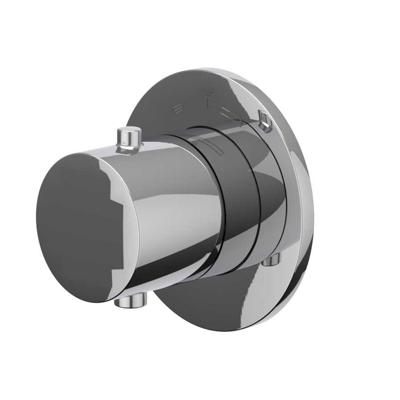 Afbouwdeel IVY Bond Inbouwthermostaat Symmetry Met Rond Rozet Chroom IVY