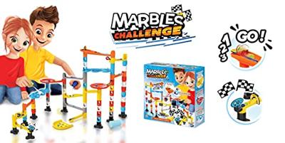 Knikkercircuit Marbles challenge - BUKI rood - thumbnail