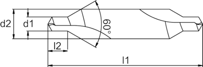 Hss centreerboor ce-a 4.0