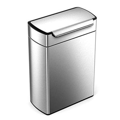 Simplehuman Afvalemmer Rectangular Touch Bar GFT 24 + 24 liter - thumbnail