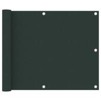 VidaXL Balkonscherm 75x600 cm oxford stof donkergroen - thumbnail