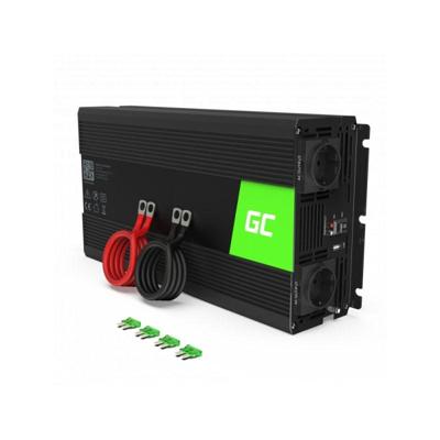 Green Cell INV21 netvoeding & inverter Auto 6000 W Zwart