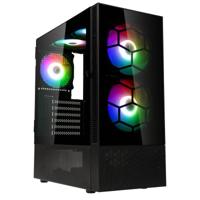 Kolink Kolink Observatory MX Glass ARGB Midi Tower Case - Black Midi-tower PC-behuizing, Gaming-behuizing Zwart - thumbnail