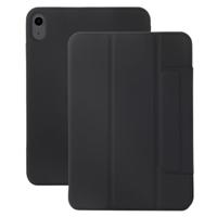Lunso iPad Air 11 inch (2024/2025) - Tri-Fold Bookcase hoes - Zwart - thumbnail