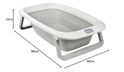 BEABA, Opvouwbaar bad - 920403 - Eazy Pop Camélé'O badkuip - Fluweelgrijs
