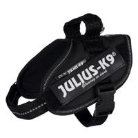 Julius K9 idc power-harnas / tuig voor labels zwart - thumbnail
