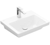 Wastafel Villeroy & Boch Subway 3.0 Met 1 Kraangat Zonder Overloop 55x44x16.5 cm Wit Alpin Villeroy & Boch - thumbnail