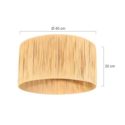Steinhauer Lampenkap Zeegras Ø 40 cm E27 beige