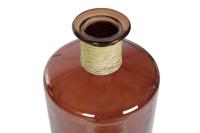 Vaas DKD Home Decor Terra cotta Touw Gehard glas 25 x 25 x 75 cm - thumbnail
