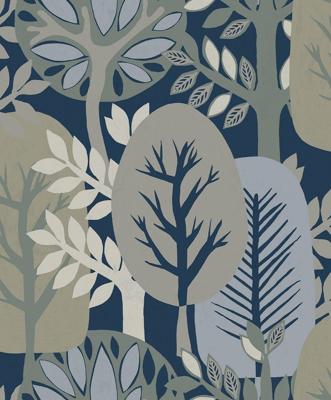Decoprint Antibes Behang abstracte bomen - AN28284