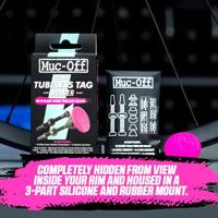 Muc-Off stealth tubeless tag holder & 44mm valve kit - thumbnail