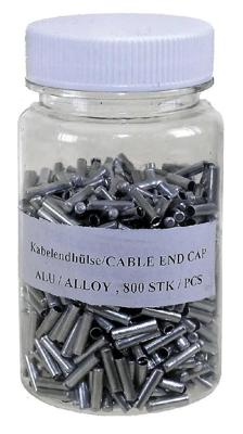 M-Wave inner caps for shifting cables aluminium 1000 pieces alu ve= 1000 st.