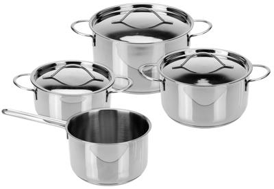 Excellent Houseware pannenset 7-delig rvs