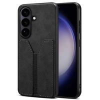 Denior Samsung Galaxy S26 hoesje - Backcover met kaarthouder - Zwart - thumbnail