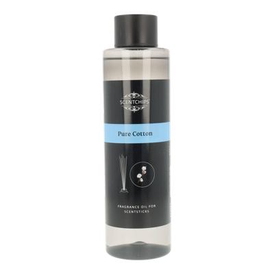 Navulling Geurstokjes 400ml - Katoen - Scentchips