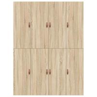 Bedframe Sonoma eiken 200 x 160 x 31.5 cm Bewerkt hout - thumbnail