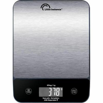 Keukenweegschaal Little Balance 10 kg Zilverkleurig 23,8 x 17,3 cm