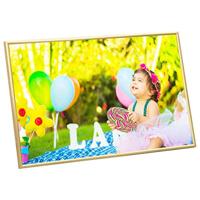 VidaXL Fotolijsten 5 st voor wand of tafel 59,4x84 cm mdf goudkleurig - thumbnail