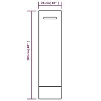 Zandzakken 100 st 103x25 cm HDPE donkergroen - thumbnail