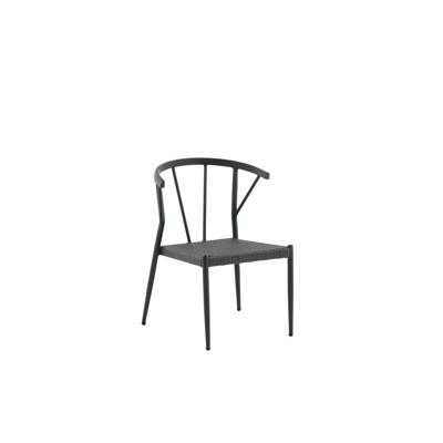 Nohr Tuinstoel 'Charlina' Wicker, kleur Zwart