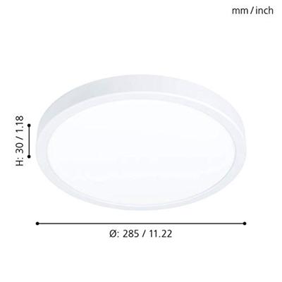 Eglo Led plafondlampFueva 5 20w - 4000K - Ø28,5cm wit - 99227