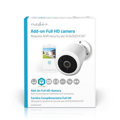 Nedis SLNVRC01CWT Smartlife Draadloos Camerasysteem Full HD Camera Wit