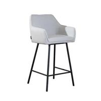 Bronx71 Scandinavische barkruk Andor gerecyclede stof grijs 65-78 cm - thumbnail